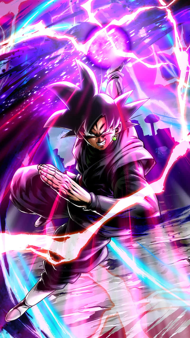 Goku Black Supreme stiger som den ultimative legendariske Saiyan Wallpaper