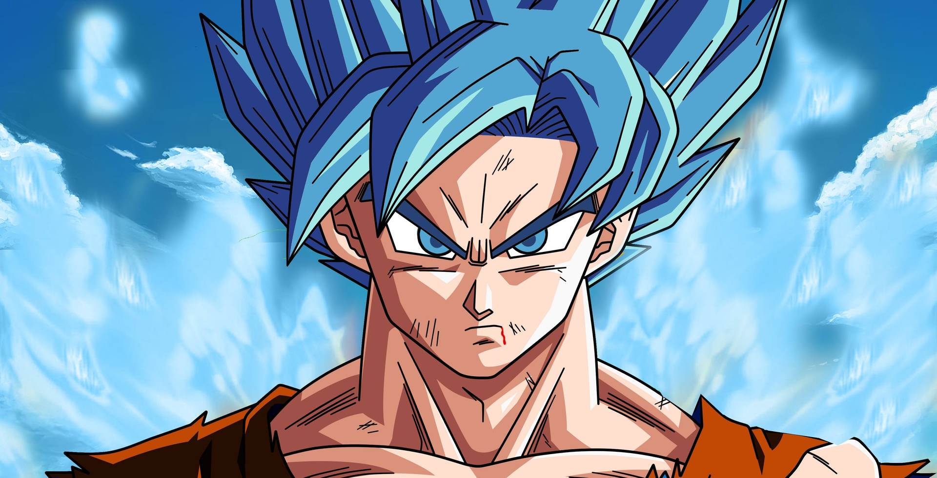 Download Goku Blue Anime Dbz 4k Wallpaper 