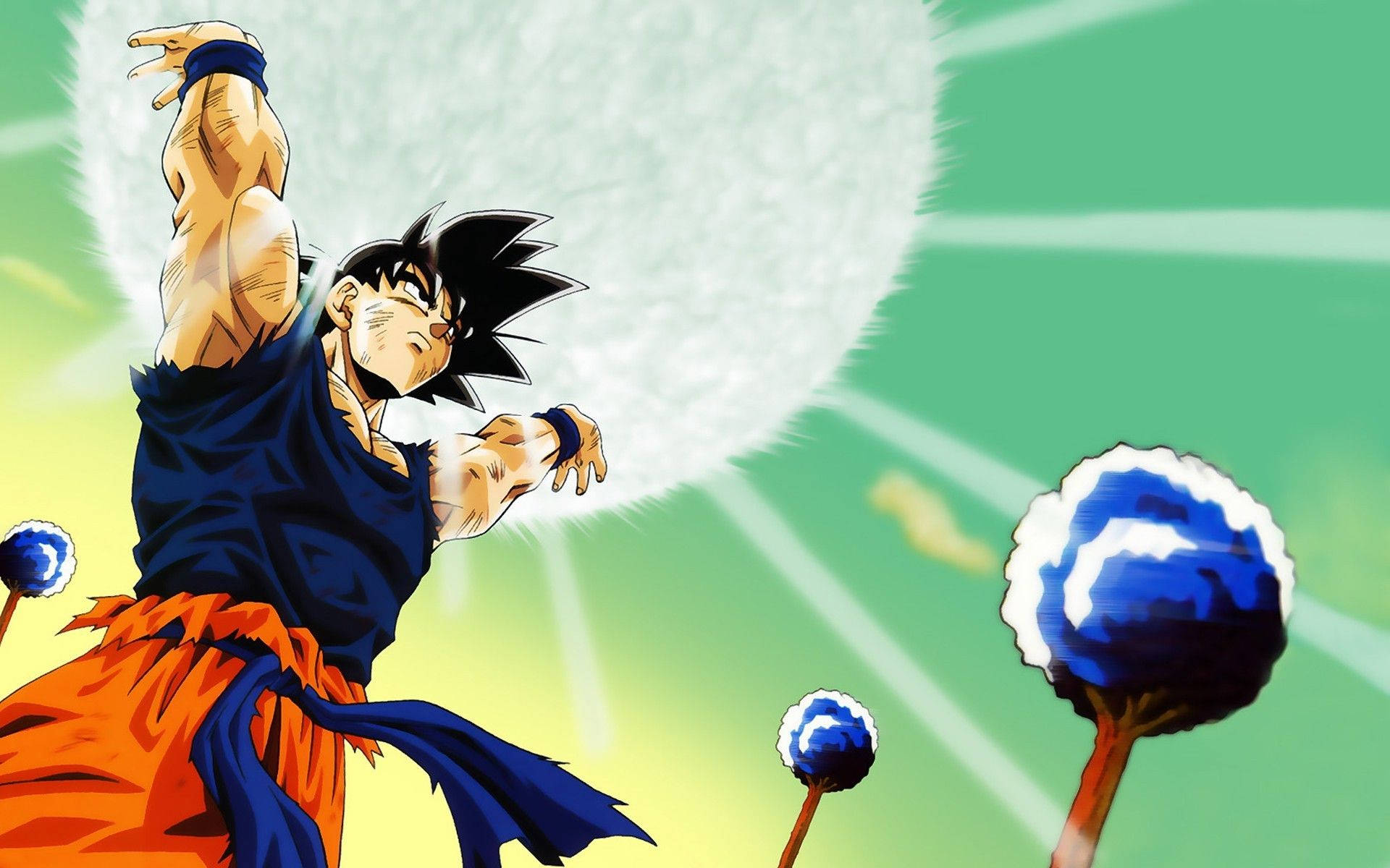 Goku Charging Spirit Bomb Wallpaper