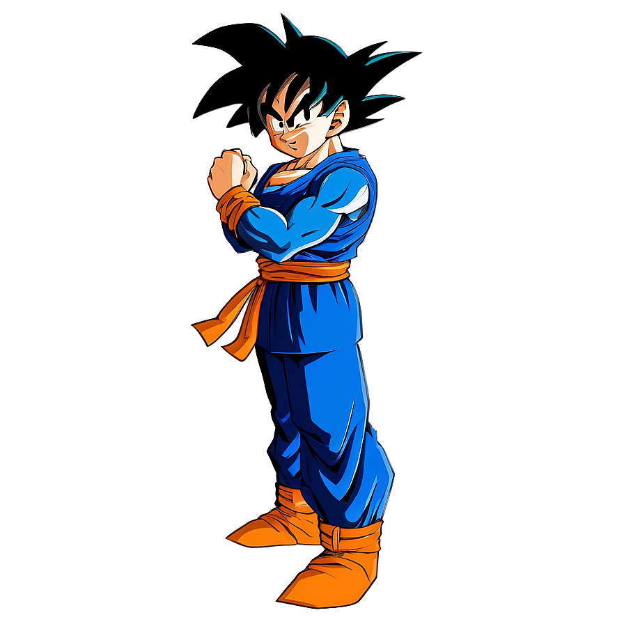 Goku Classic Stance Png Rco PNG