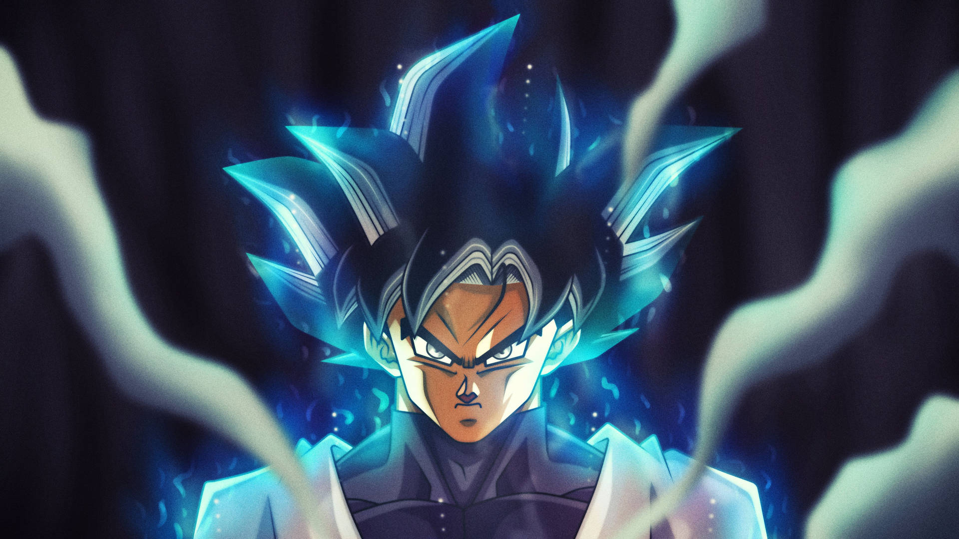 Goku Super Saiyan Blue in the Hyperbolic Time Chamber Wallpaper