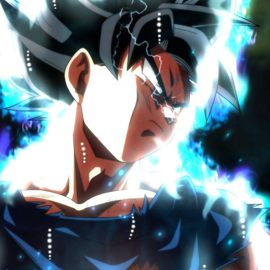 Goku showing off his Super Saiyan Form Wallpaper
