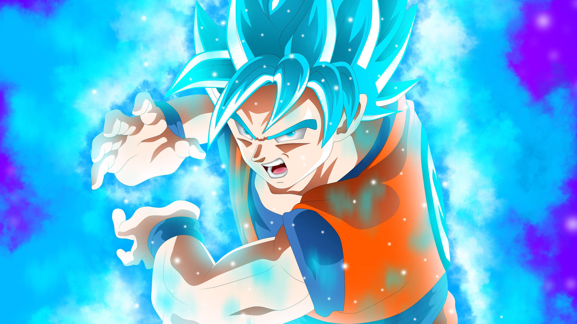 Goku,der Beschützer Der Erde Gegen Das Böse Wallpaper