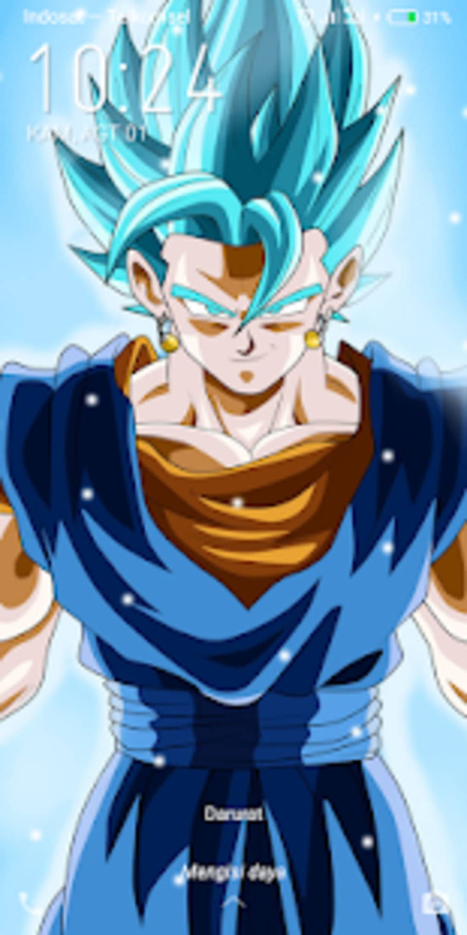 "Goku Unleashing His Power in Dragon Ball Super" Wallpaper