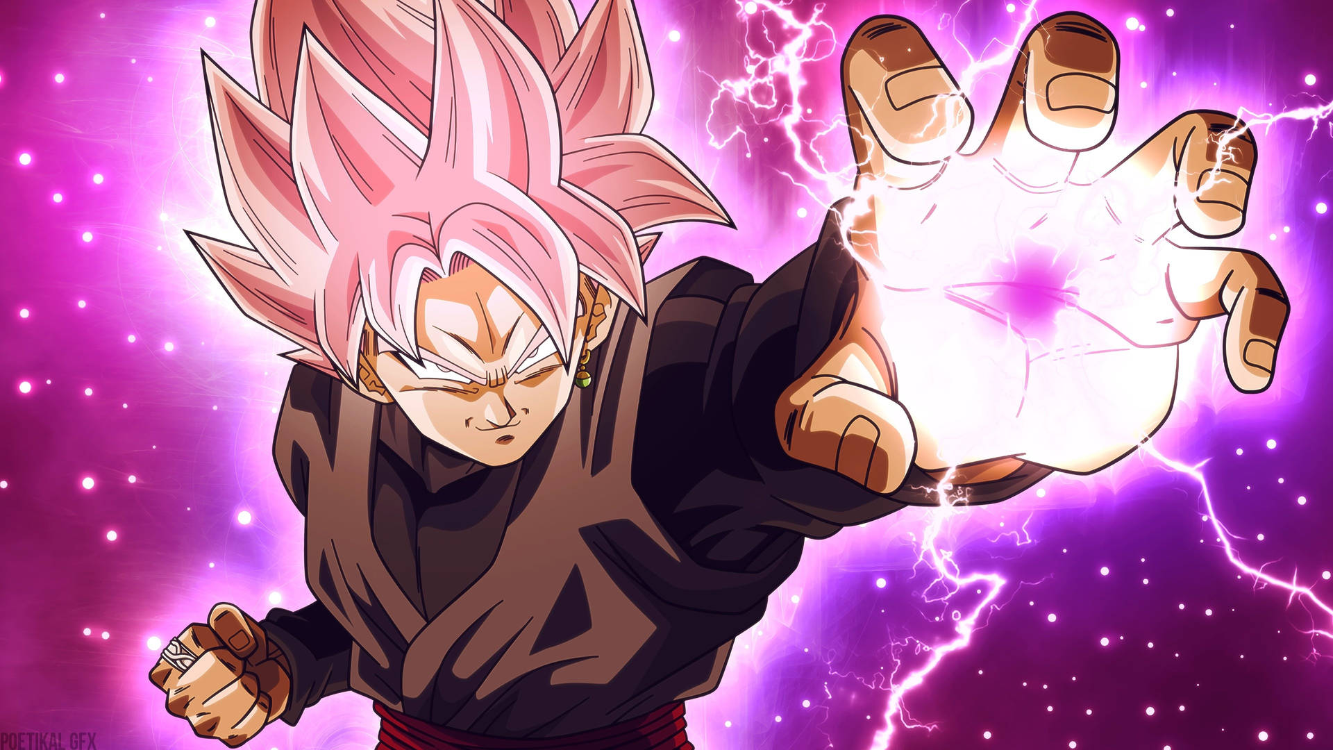 Image  "Goku Transformation during Battle" Wallpaper