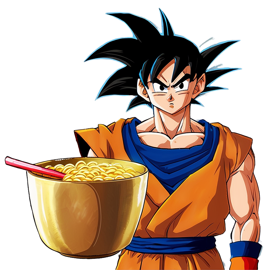 Goku Eating Ramen Png Haf97 PNG