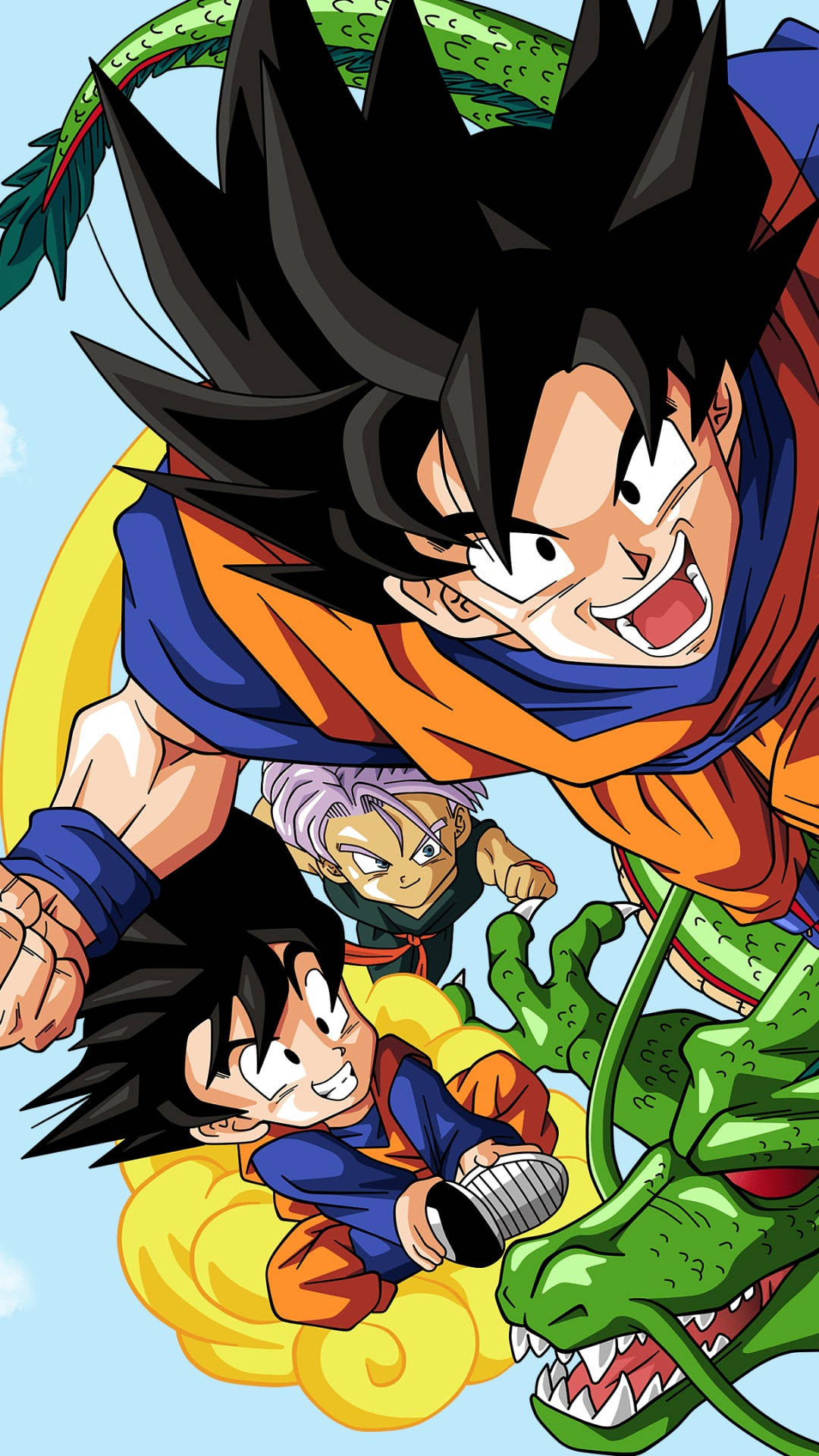 Download Goku Goten Trunks Dragon Ball Z Iphone Wallpaper 