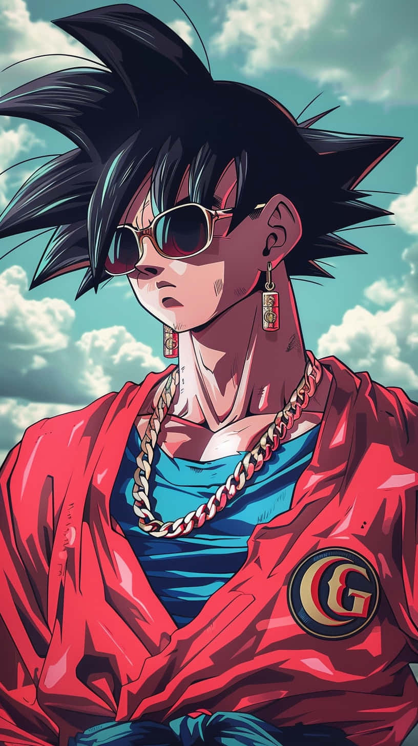 Goku Gucci Fusion Art Wallpaper