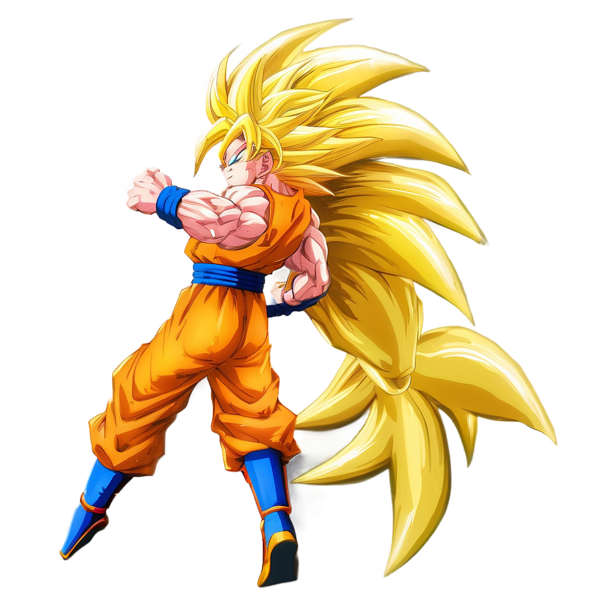 Goku In Super Saiyan 3 Form Png 06252024 PNG