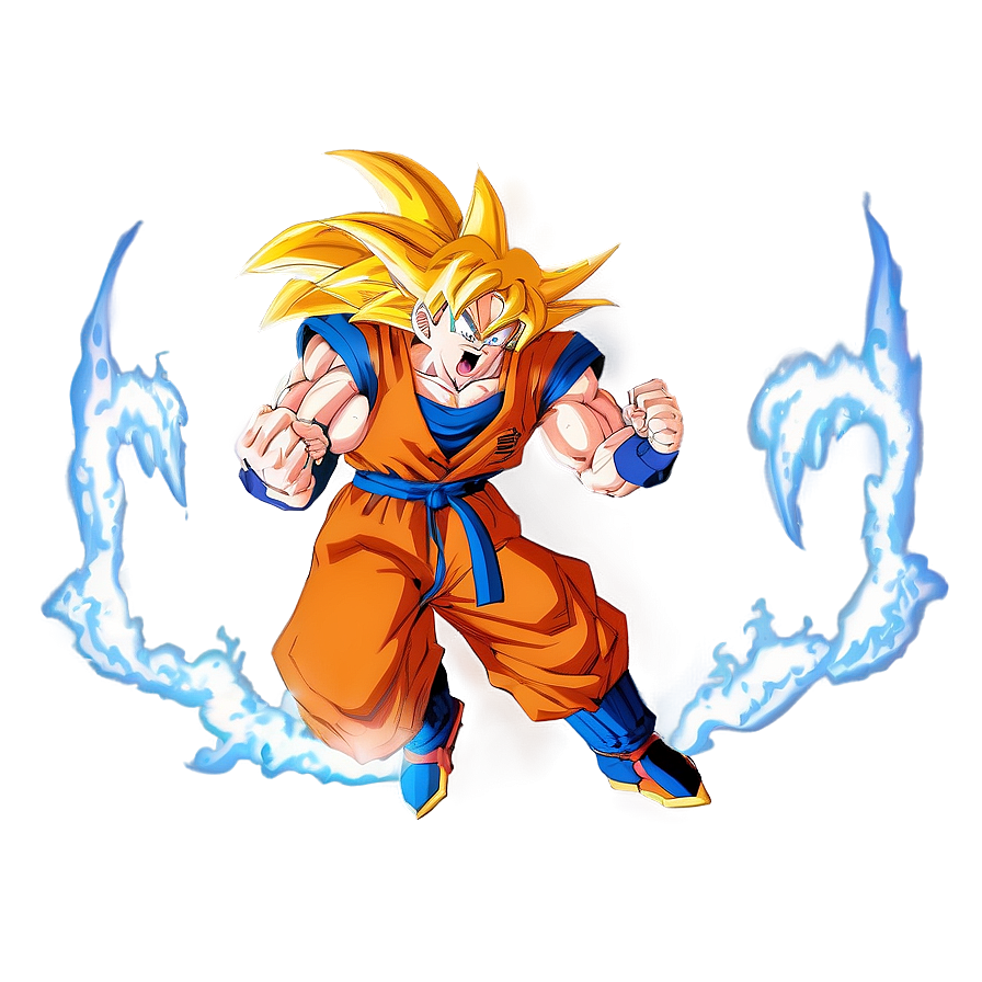 Goku Instant Transmission Pose Png Ybn PNG