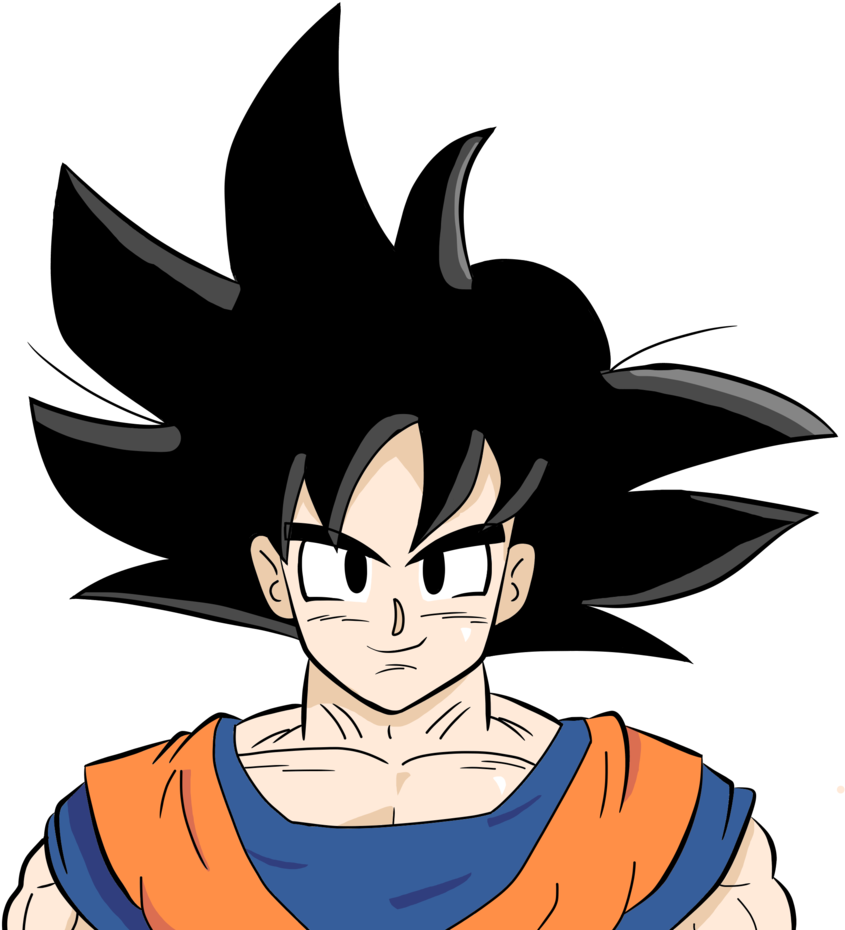 Goku Intense Stance PNG