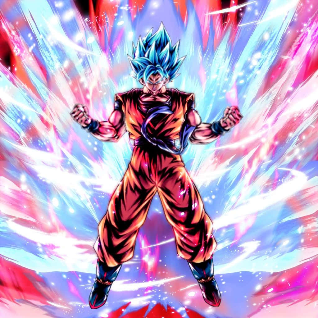 Unleash Your Limitless Power – Goku's Kaioken Technique Wallpaper