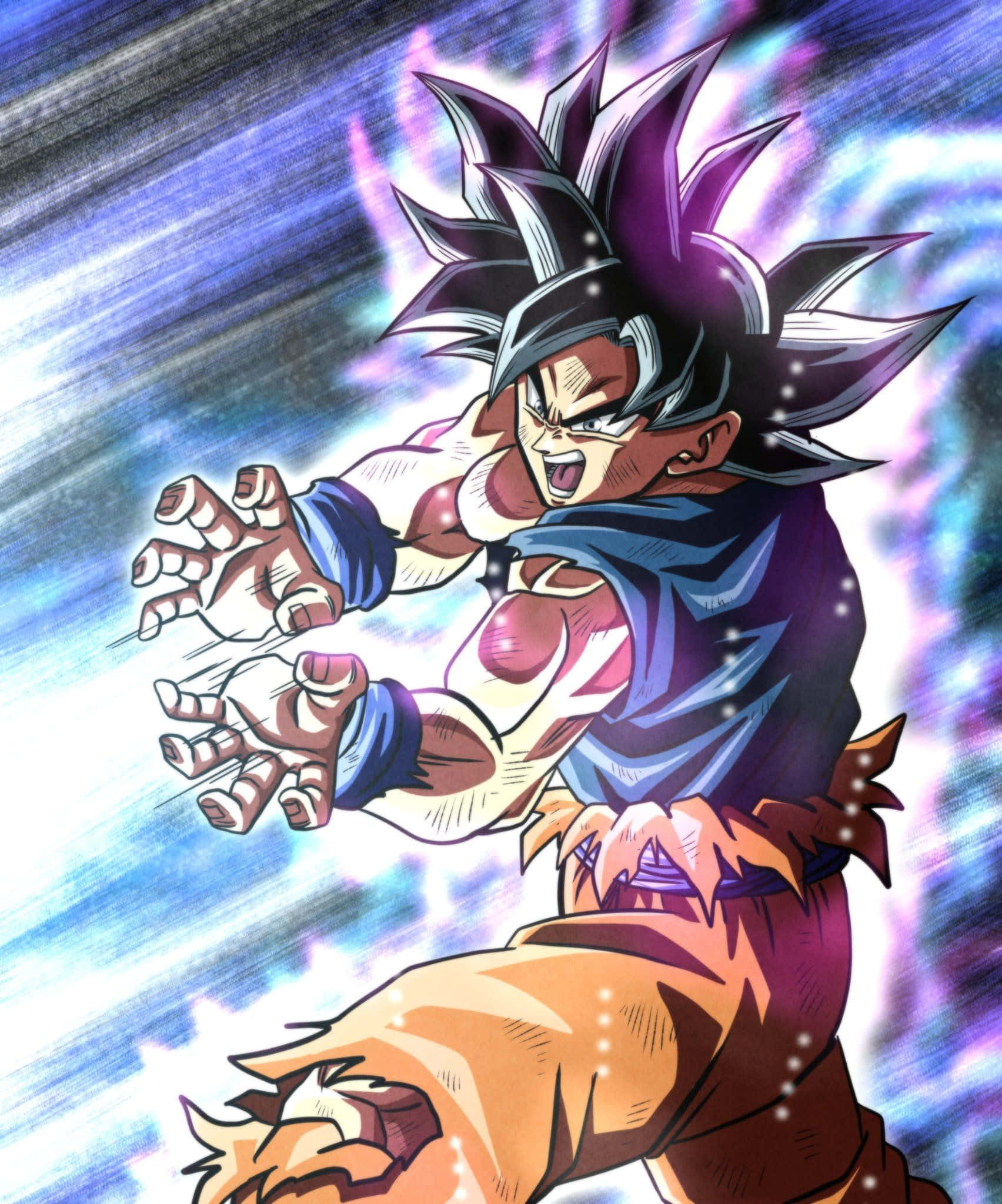 Goku Powers Up With Kaioken Wallpaper