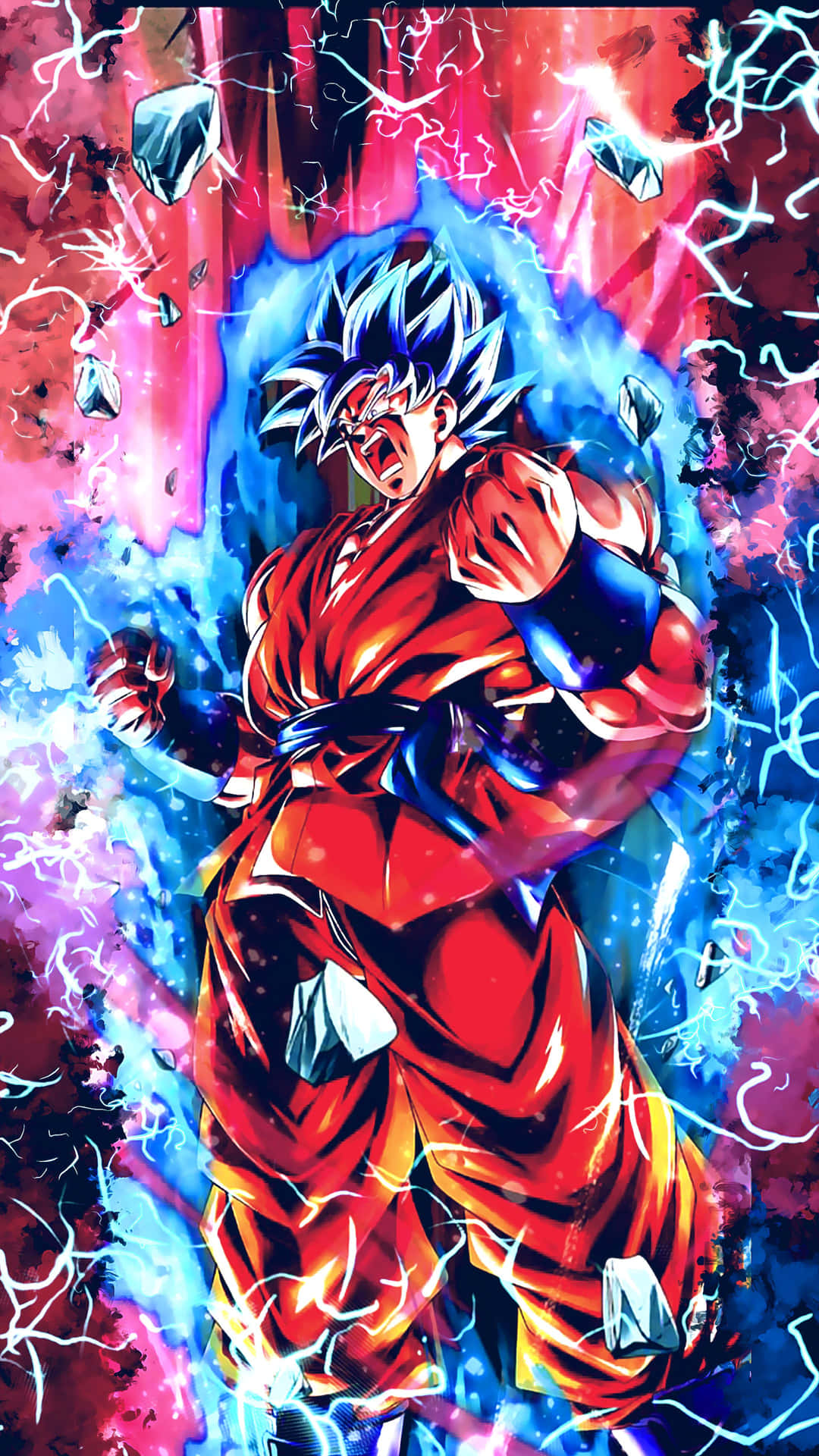 Disfrutael Poder Del Legendario Kaioken Fondo de pantalla