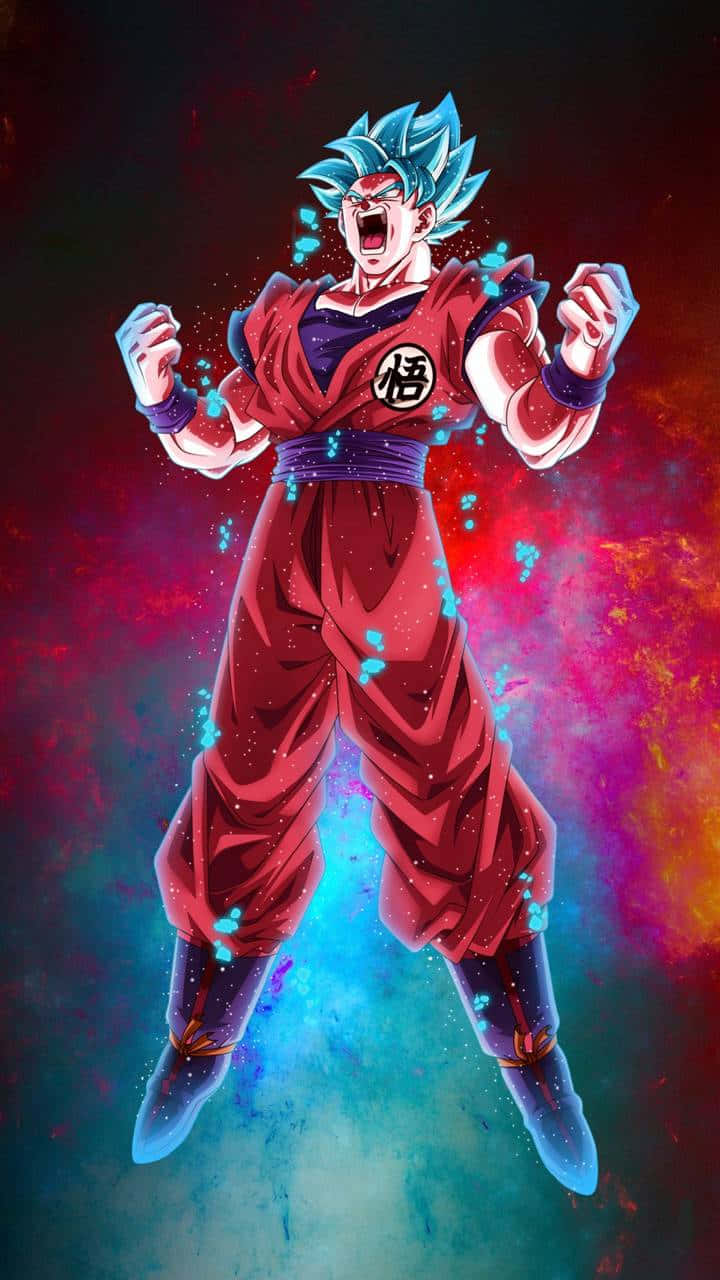 Goku reaches new levels of power through Kaioken" Wallpaper