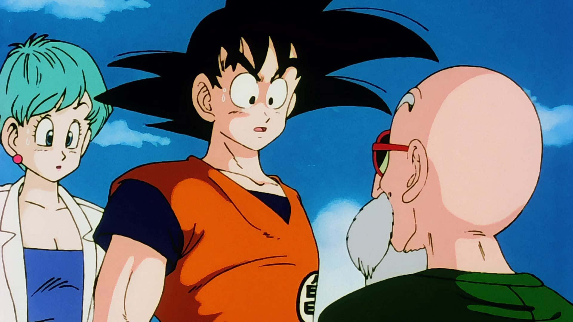 Goku,mästare Roshi Och Dragonball Z-bilder.