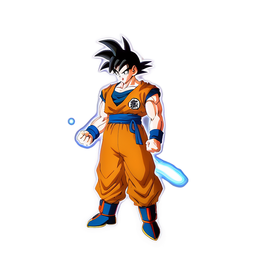 Download Goku Powered Up Aura Png Wvc30 | Wallpapers.com