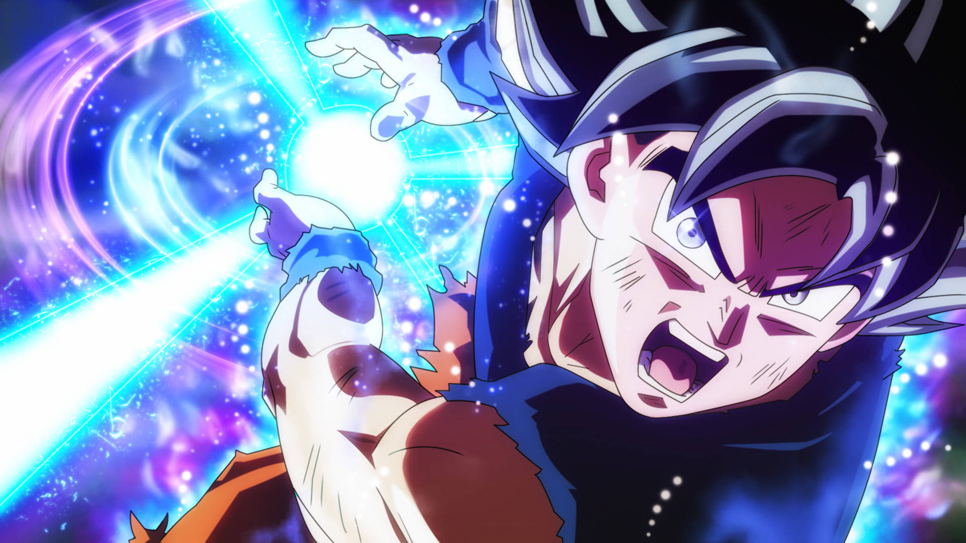 Éum Personagem Popular De Anime E Manga Que Muitas Pessoas Gostam De Ter Como Papel De Parede Em Seus Computadores Ou Telefones Celulares. As Imagens De Goku São Muito Coloridas E Vibrantes, E Muitas Vezes Mostram O Personagem Em Ação, Lutando Contra Vilões Perigosos. Se Você É Um Fã De Anime, Então Um Papel De Parede De Goku Pode Ser A Escolha Perfeita Para Você! Papel de Parede