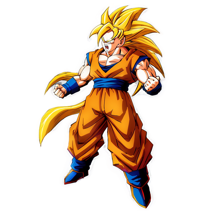 Goku's Ssj3 Moment Of Glory Png Cig85 PNG