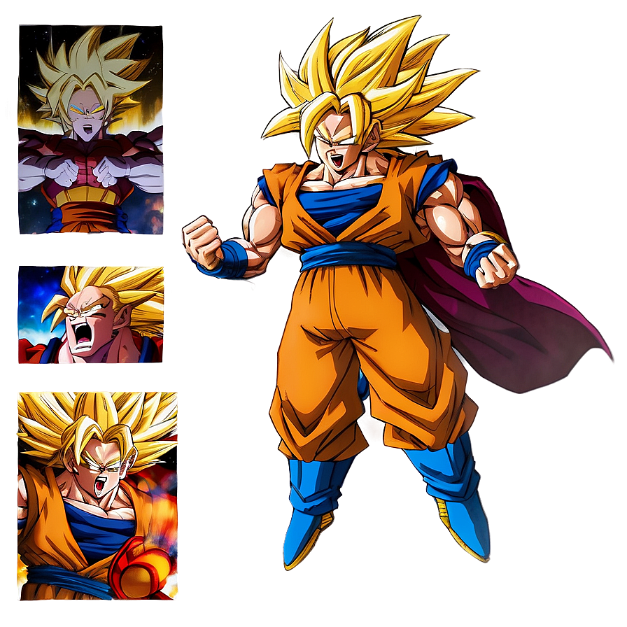 Goku's Ssj3 Moment Of Glory Png Pyg PNG