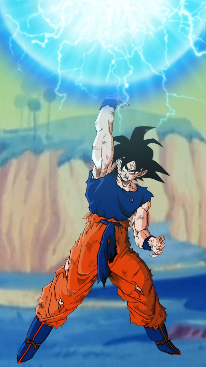 Goku Spirit Bomb Anime Wallpaper