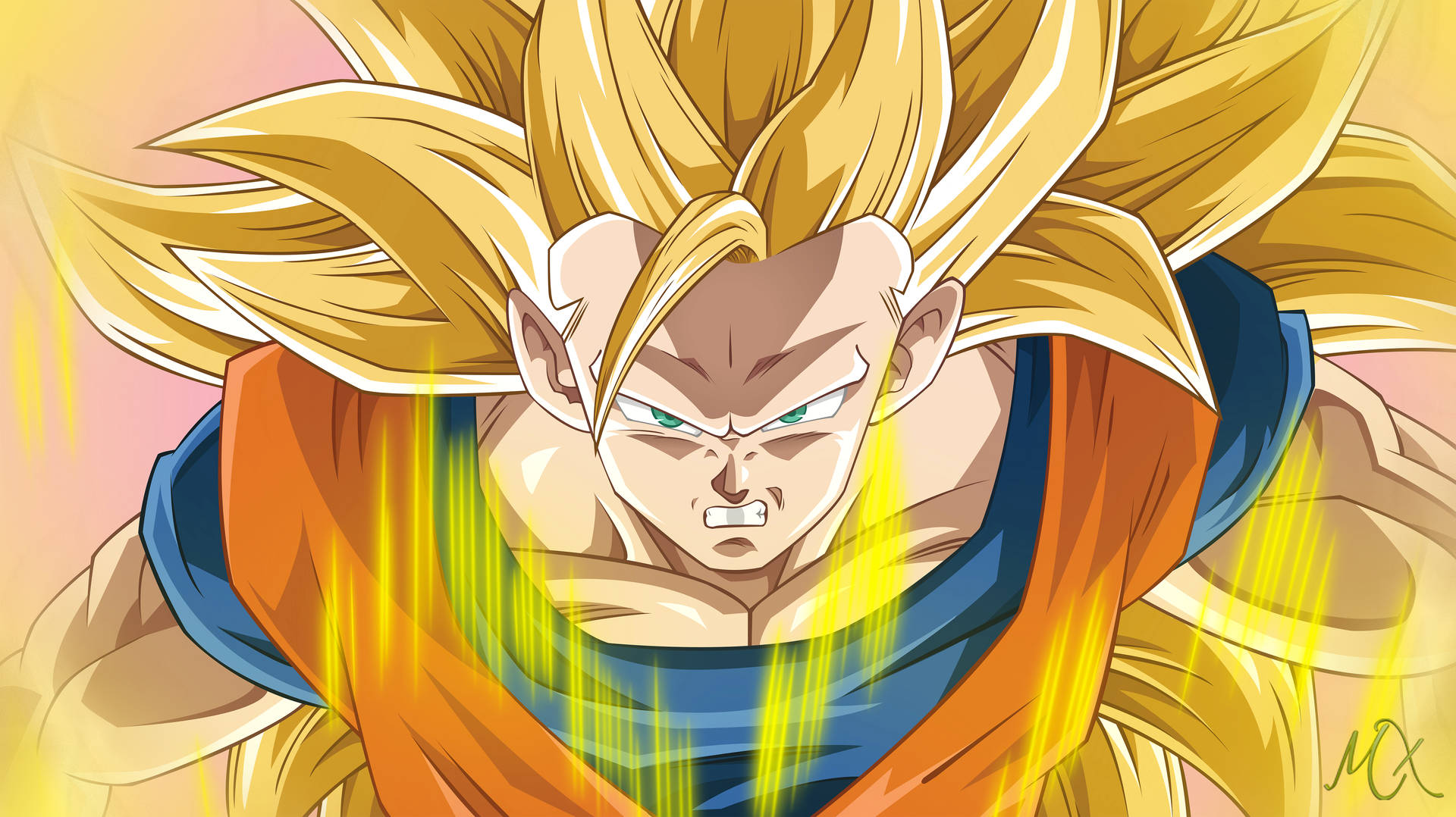 Super Saiyan 3 Goku Coloring Page - ColoringAll