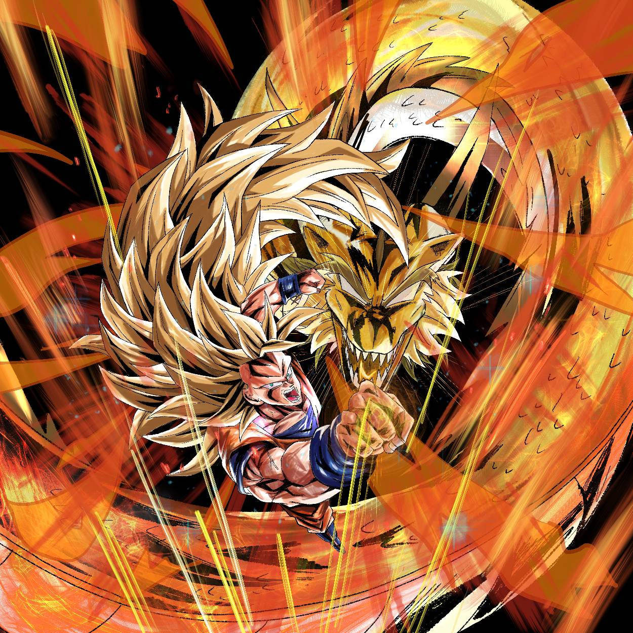 Goku Ssj3 1250 X 1250 Wallpaper