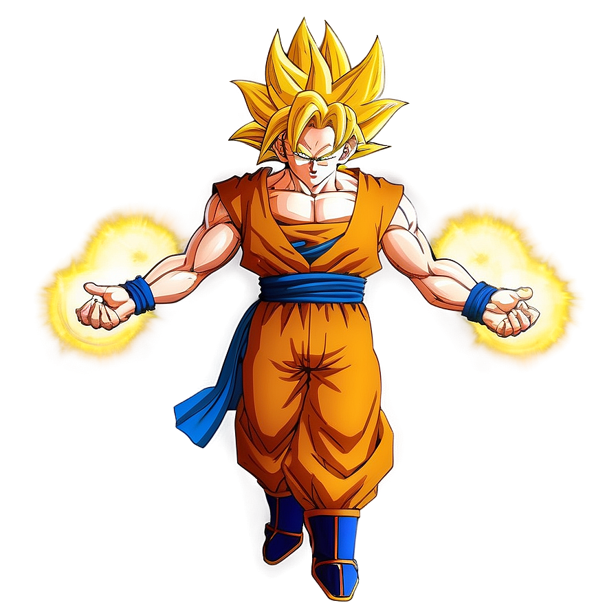 Goku Ssj3 With Energy Sphere Png 06252024 PNG