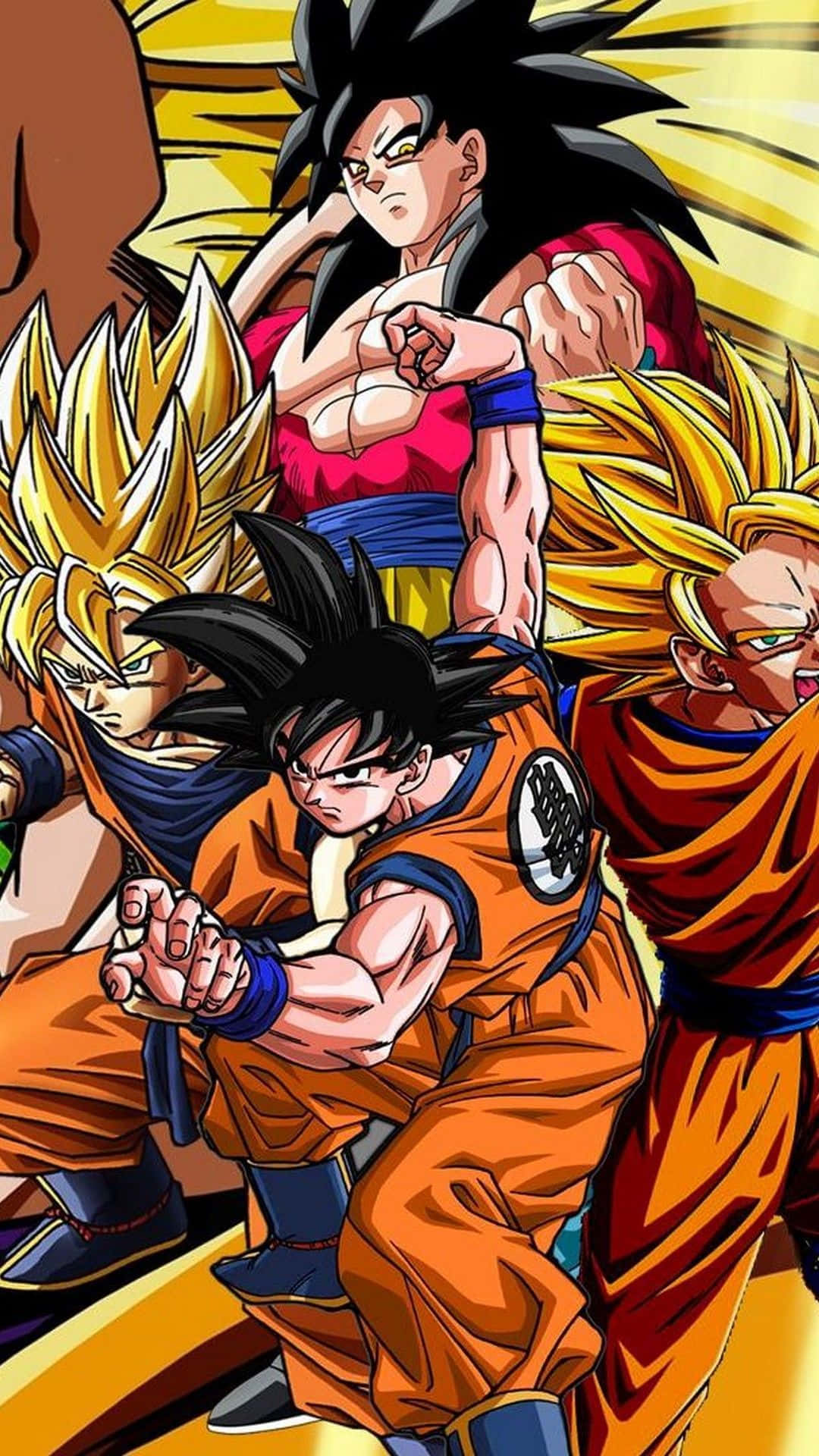 Goku transformed in Super Saiyan 4 Wallpaper