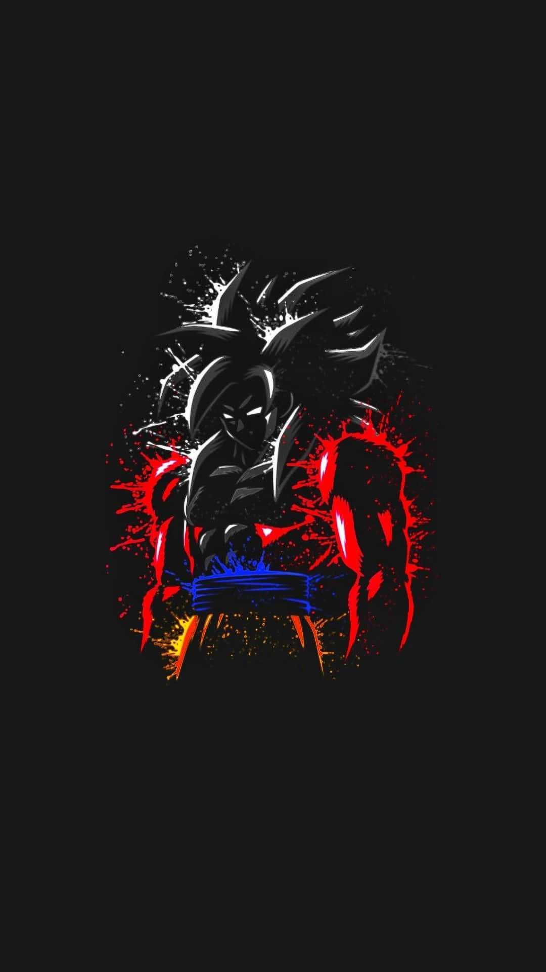Goku Super Saiyan 4 unleashes divine power! Wallpaper