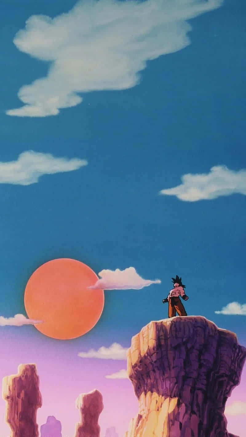 Goku_ Sunset_ Silhouette_ D B Z Wallpaper