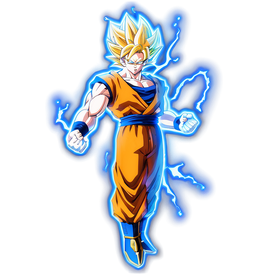 Download Goku Super Saiyan 2 Electricity Aura Png 62 | Wallpapers.com