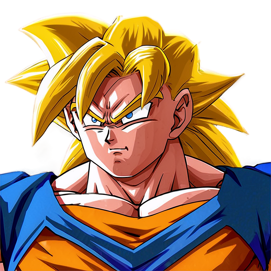 Goku Super Saiyan 3 Close-up Png 96 PNG