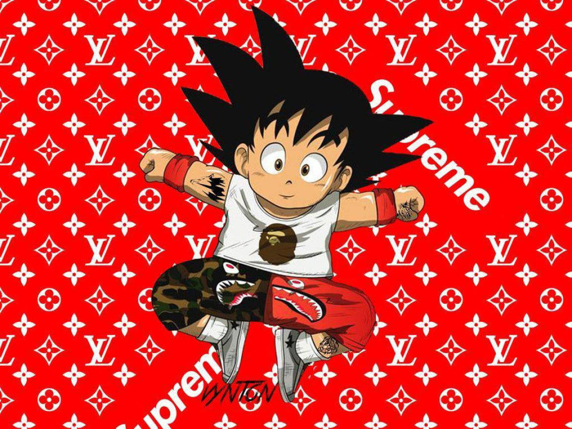 Step your swagger game up with the help of Goku! Wallpaper
