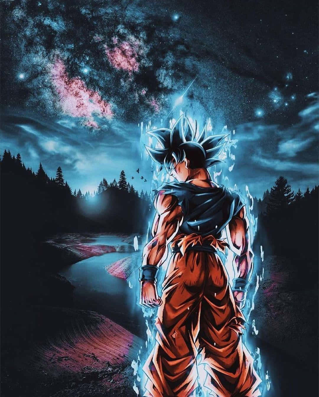 Gokuförvandlas Till Ultra Instinct.