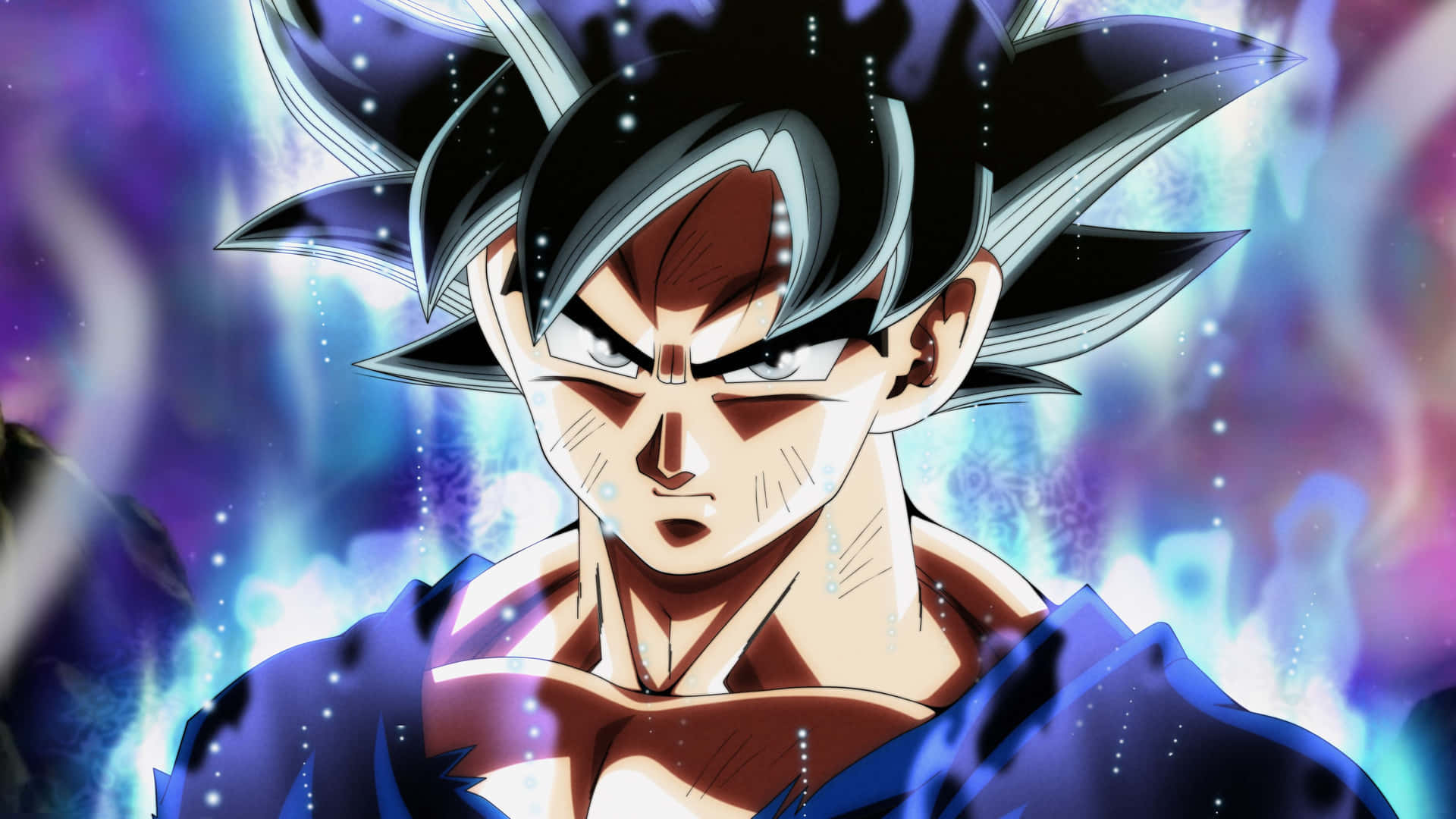 Immaginedi Goku Che Raggiunge Un Potere Inimmaginabile Attraverso L'ultra Istinto.