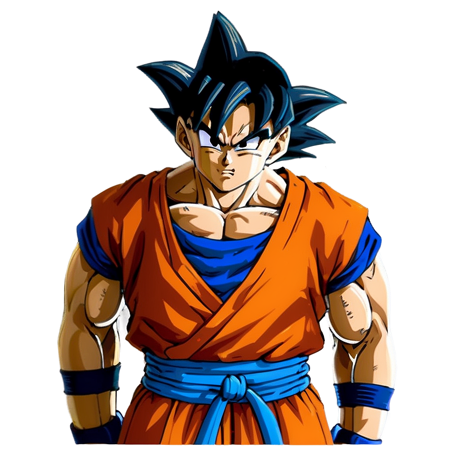 Download Goku Young Fighter Png Ely | Wallpapers.com