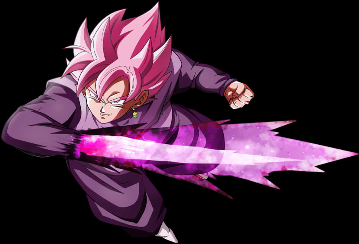 Goku_ Black_ Powerful_ Energy_ Slash PNG