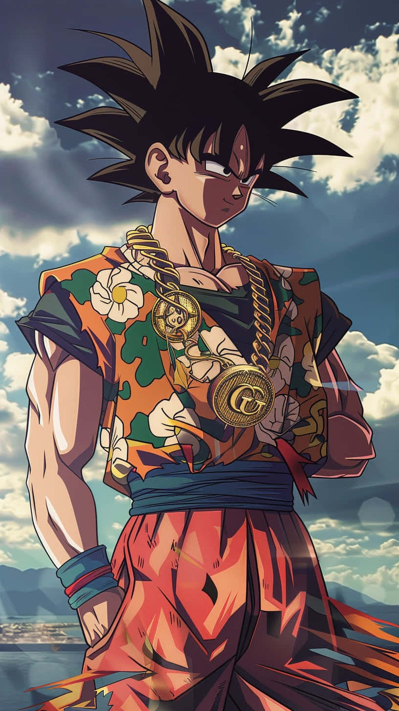 Download Gokuin Gucci Attire Wallpaper | Wallpapers.com