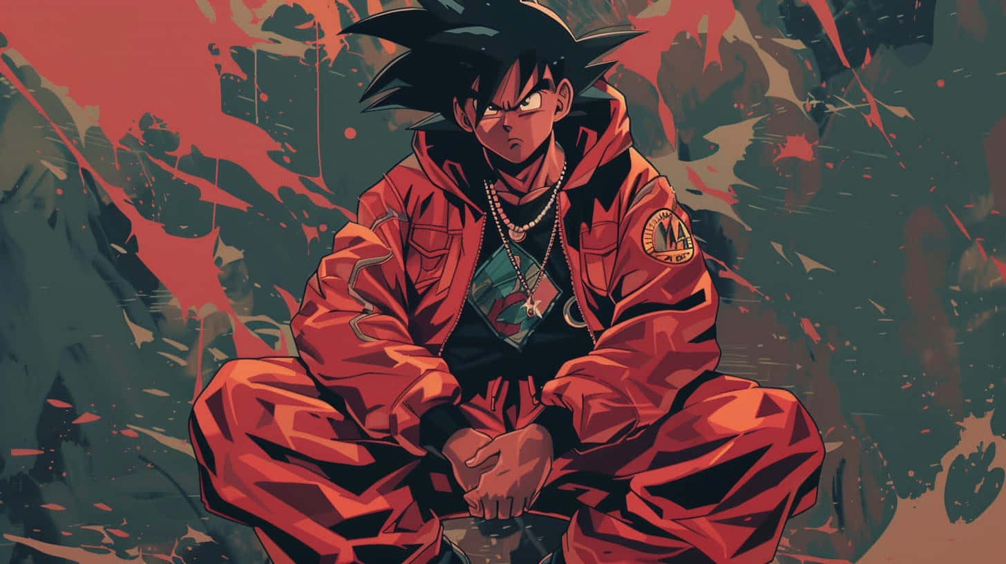 Gokuin Gucci Jacket Artwork Wallpaper