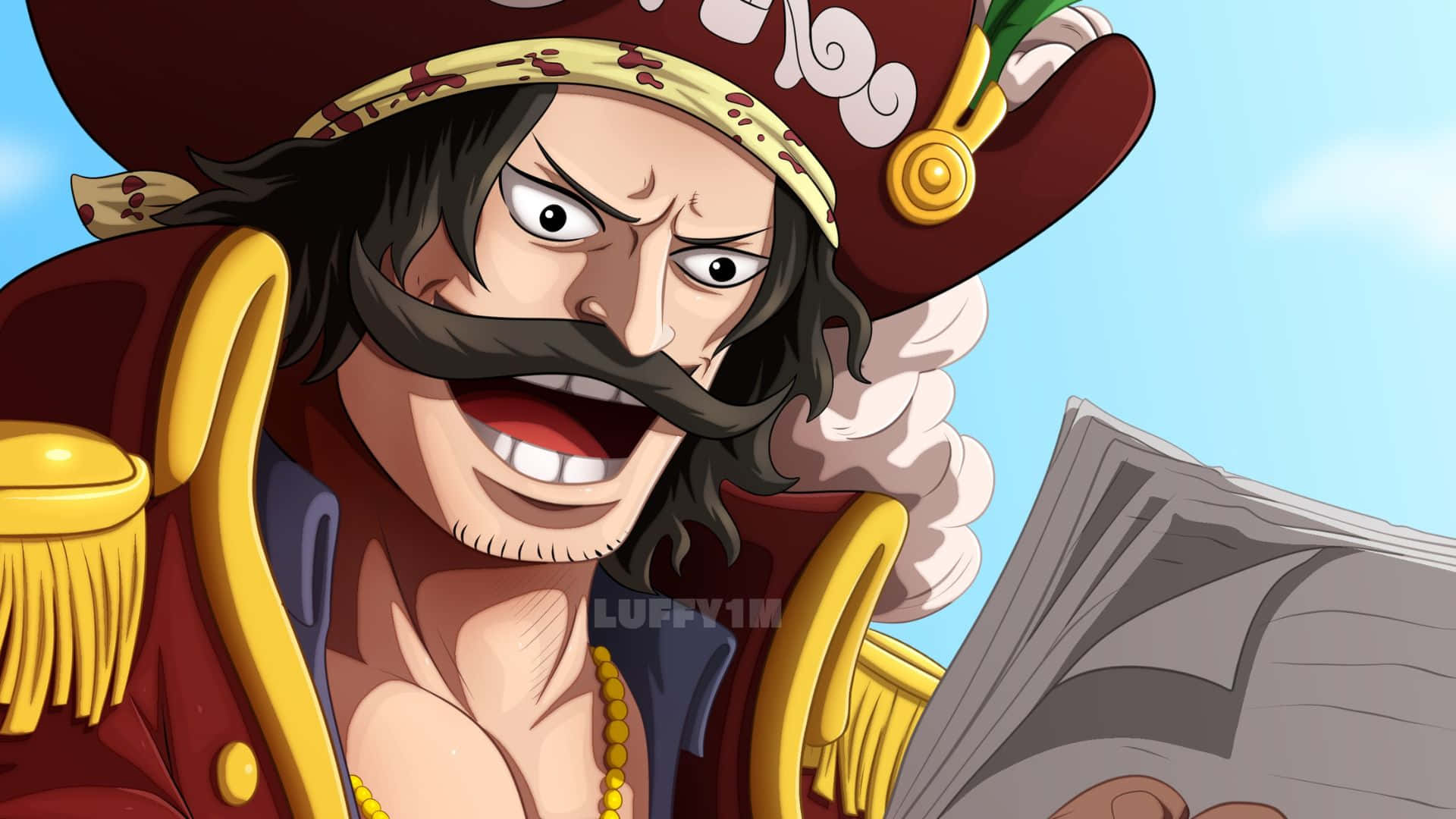The Legendary Pirate King Gol D. Roger" Wallpaper