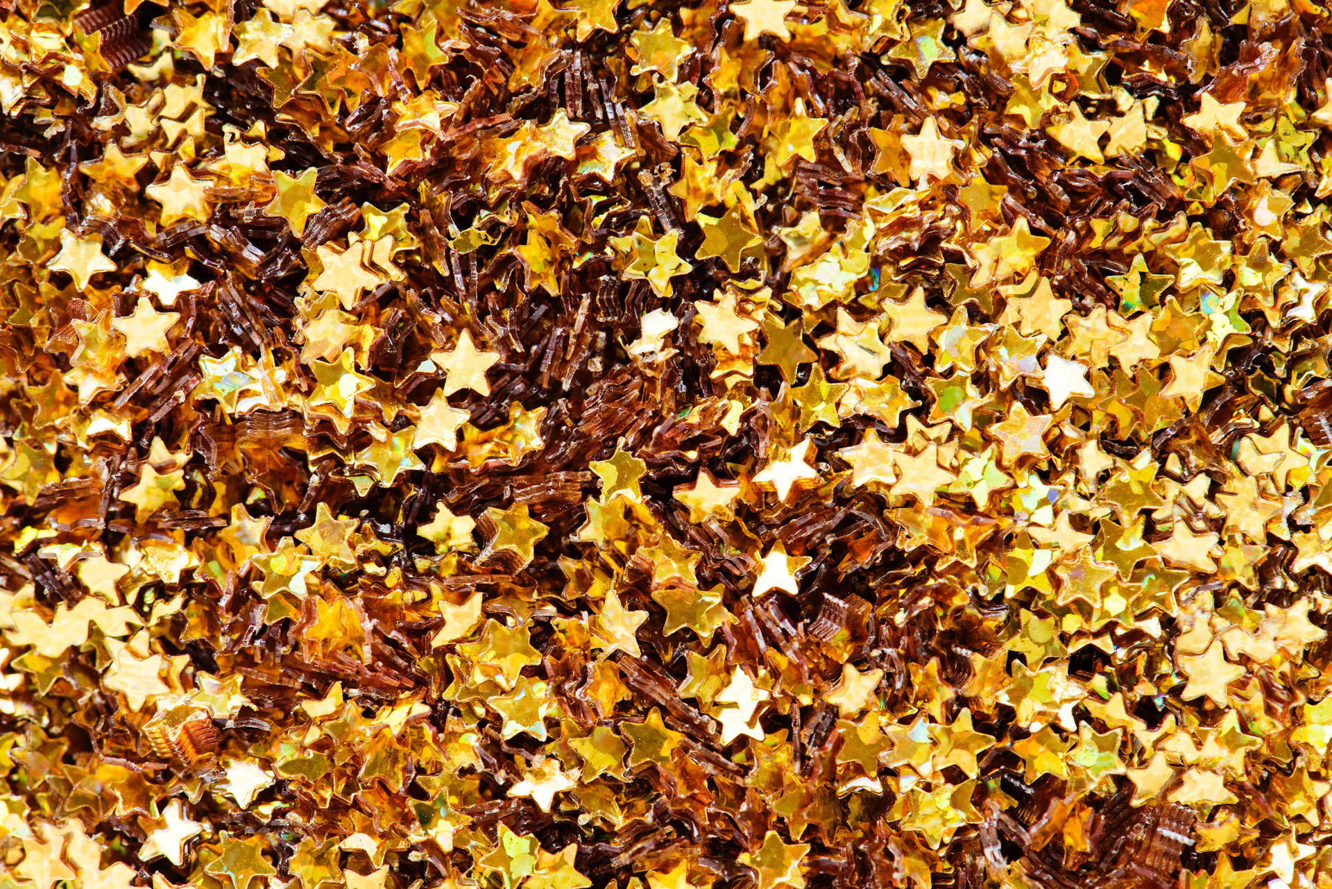 Gold Aesthetic Small Stars