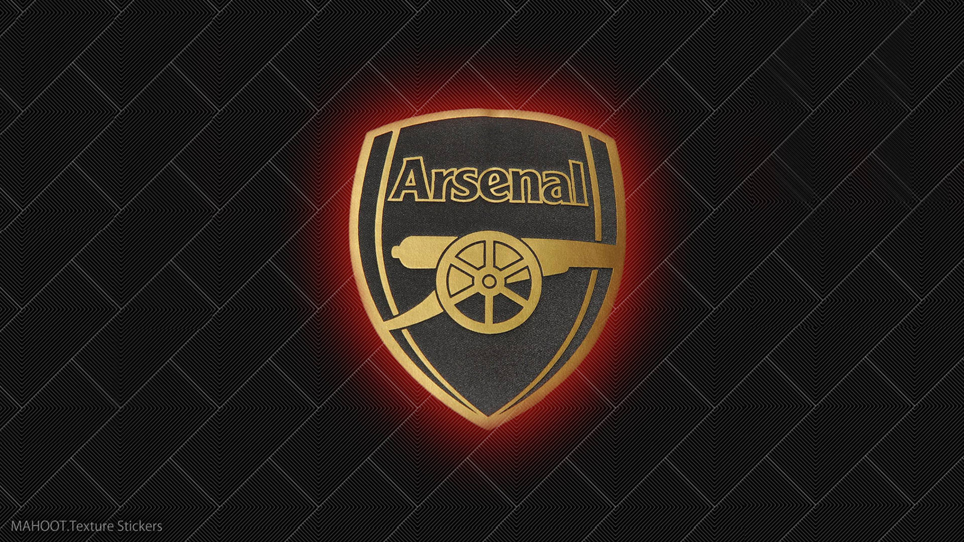 Gold And Black Arsenal Emblem