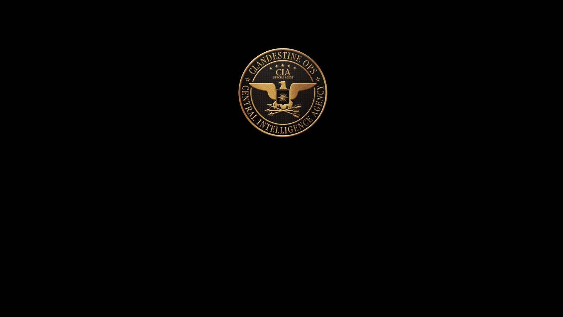 Gold And Black Cia Logo Wallpaper