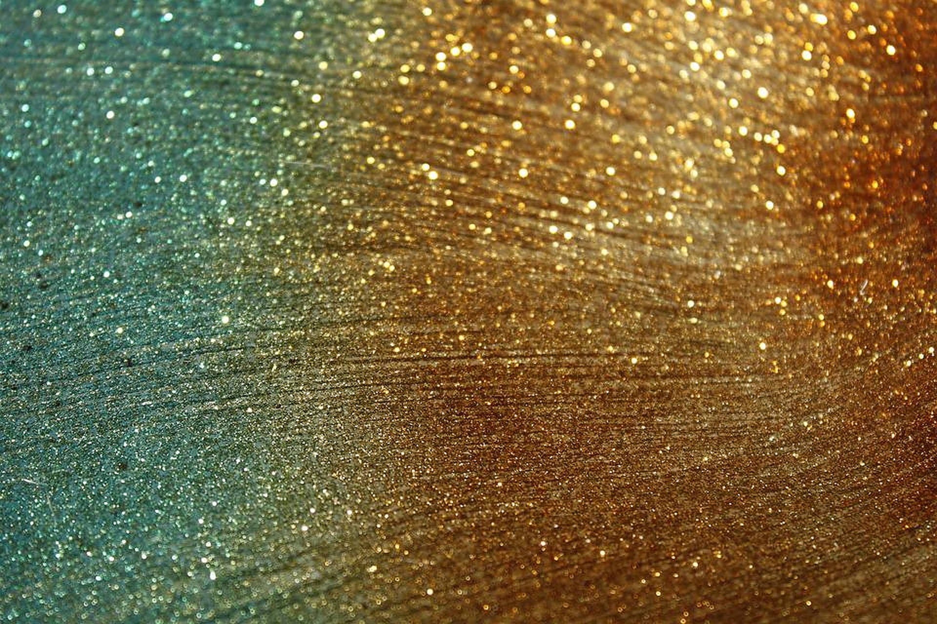 Gold And Blue Dust Wallpaper