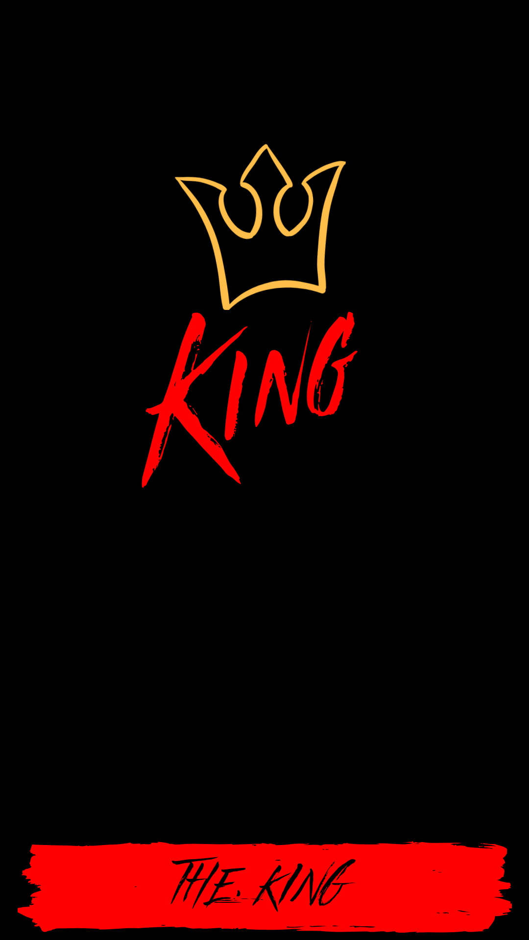 Gold And Red King Iphone Wallpaper