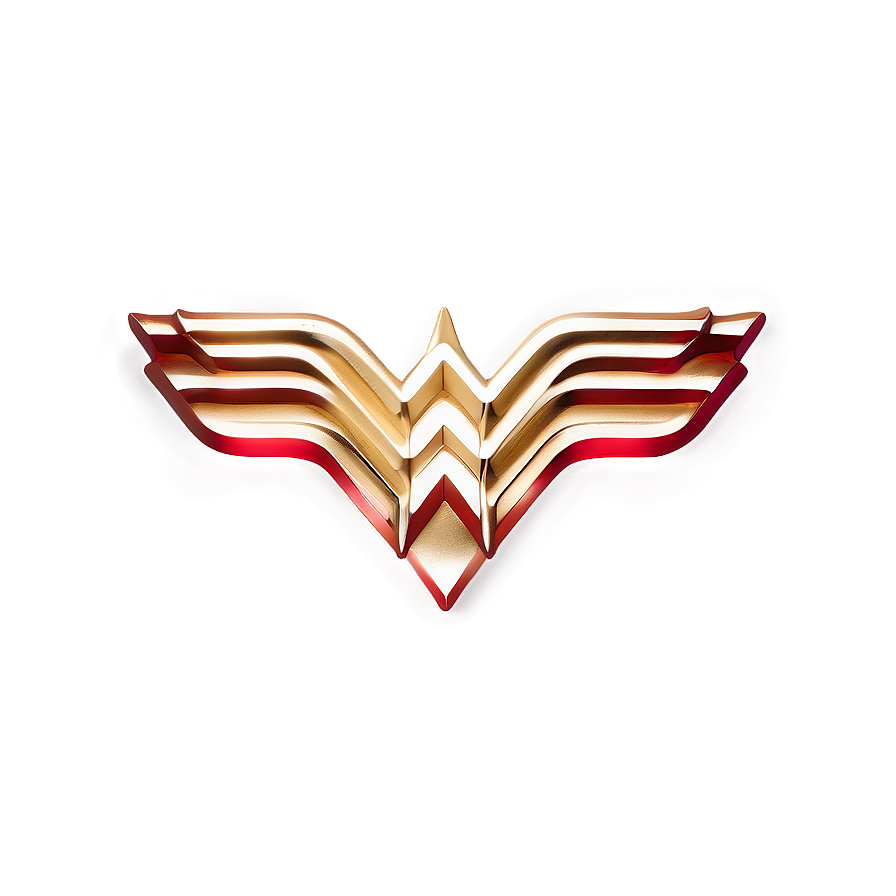 Download Gold And Red Wonder Woman Logo Png 05252024 | Wallpapers.com