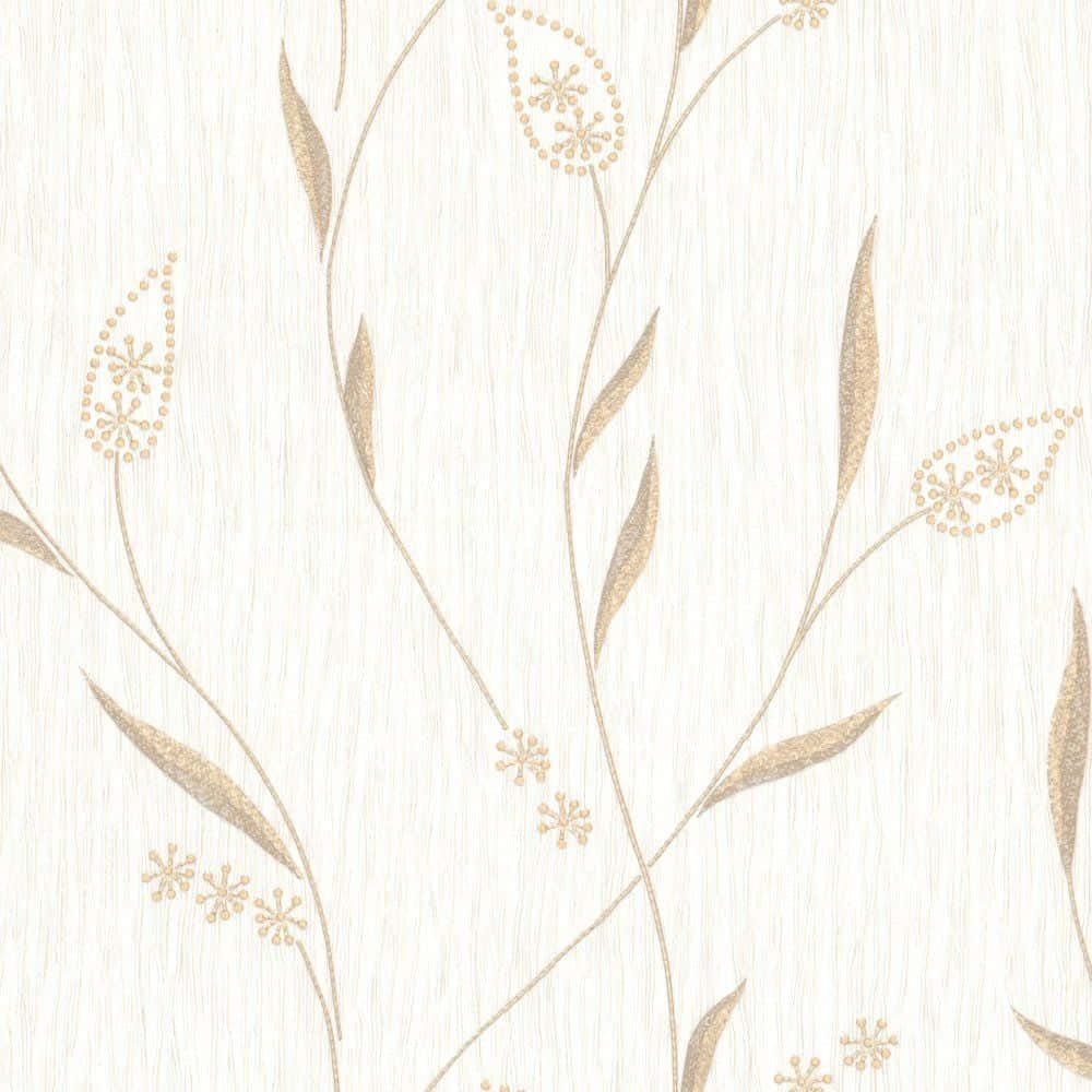 Delicate gold and white background combination