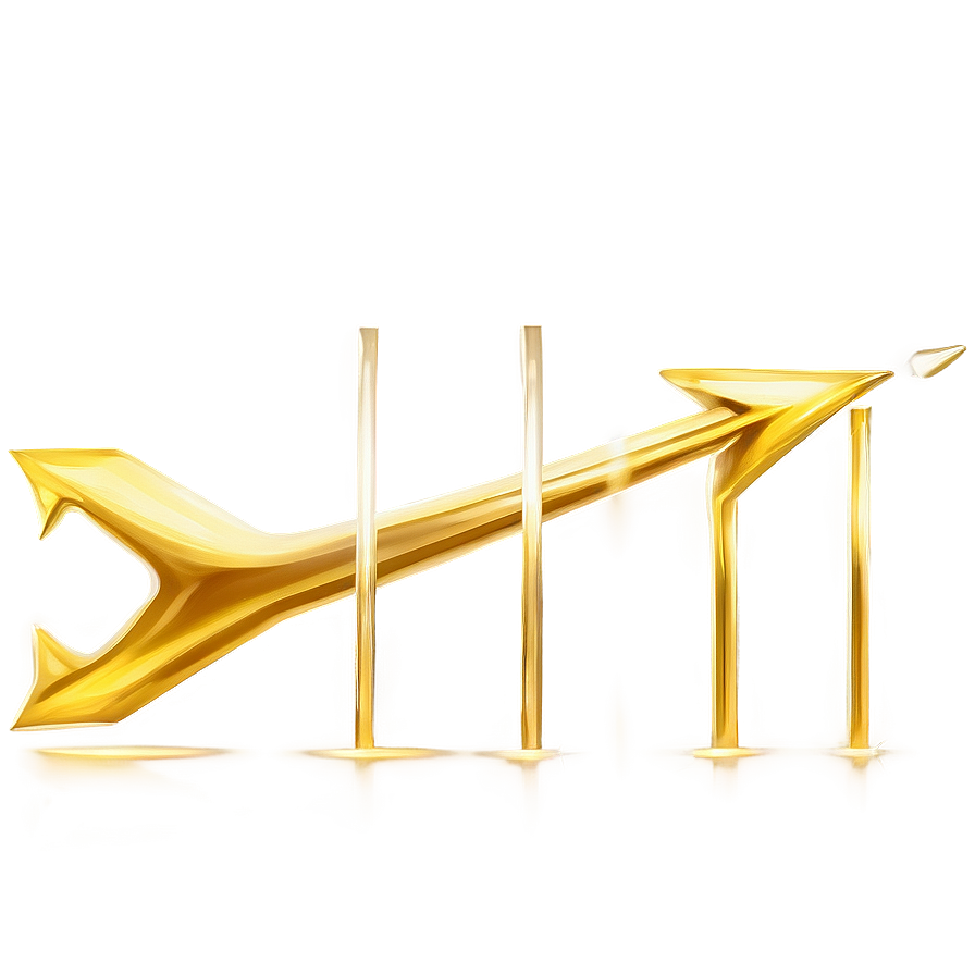 Gold Arrow In Flight Png Wcd PNG