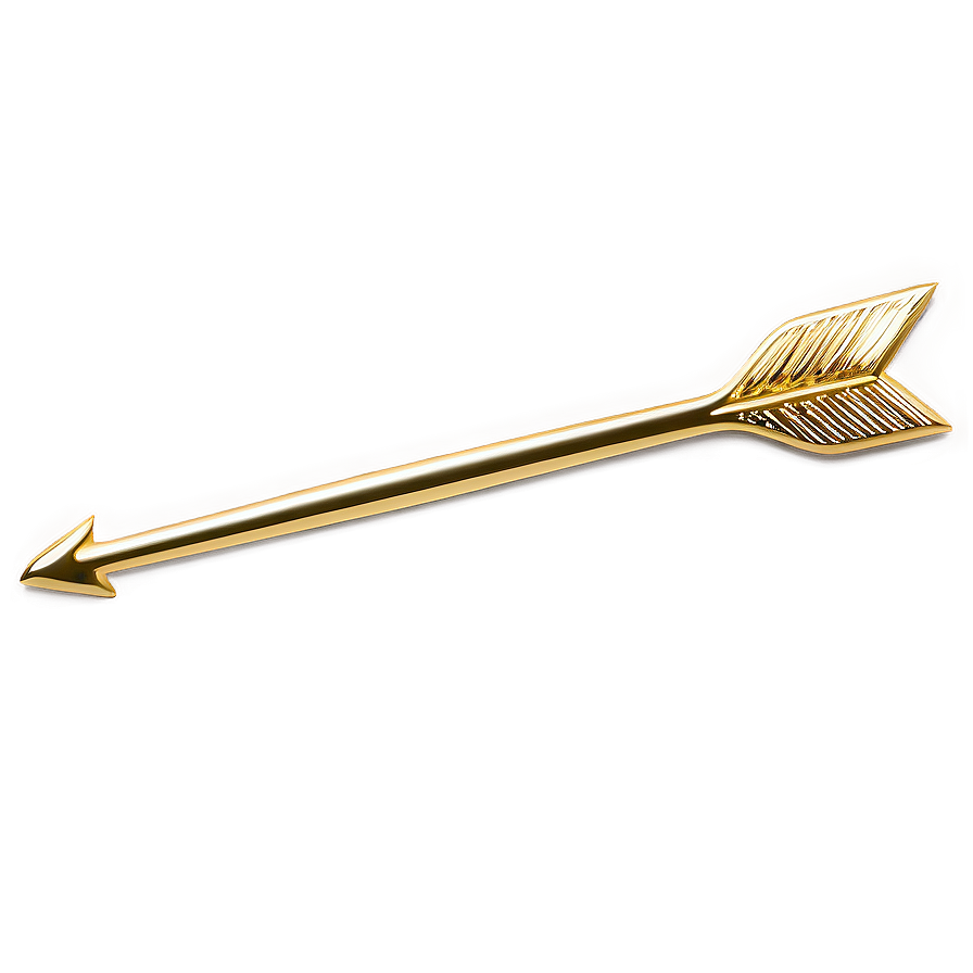 Gold Arrow On Transparent Background Png Tcu PNG